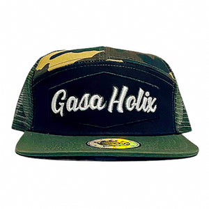 CAMO 7 Panel Mesh Snapback